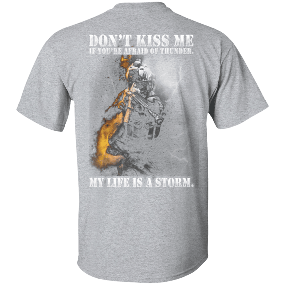 Military T-Shirt "My Life Is Storm Veteran"-TShirt-General-Veterans Nation