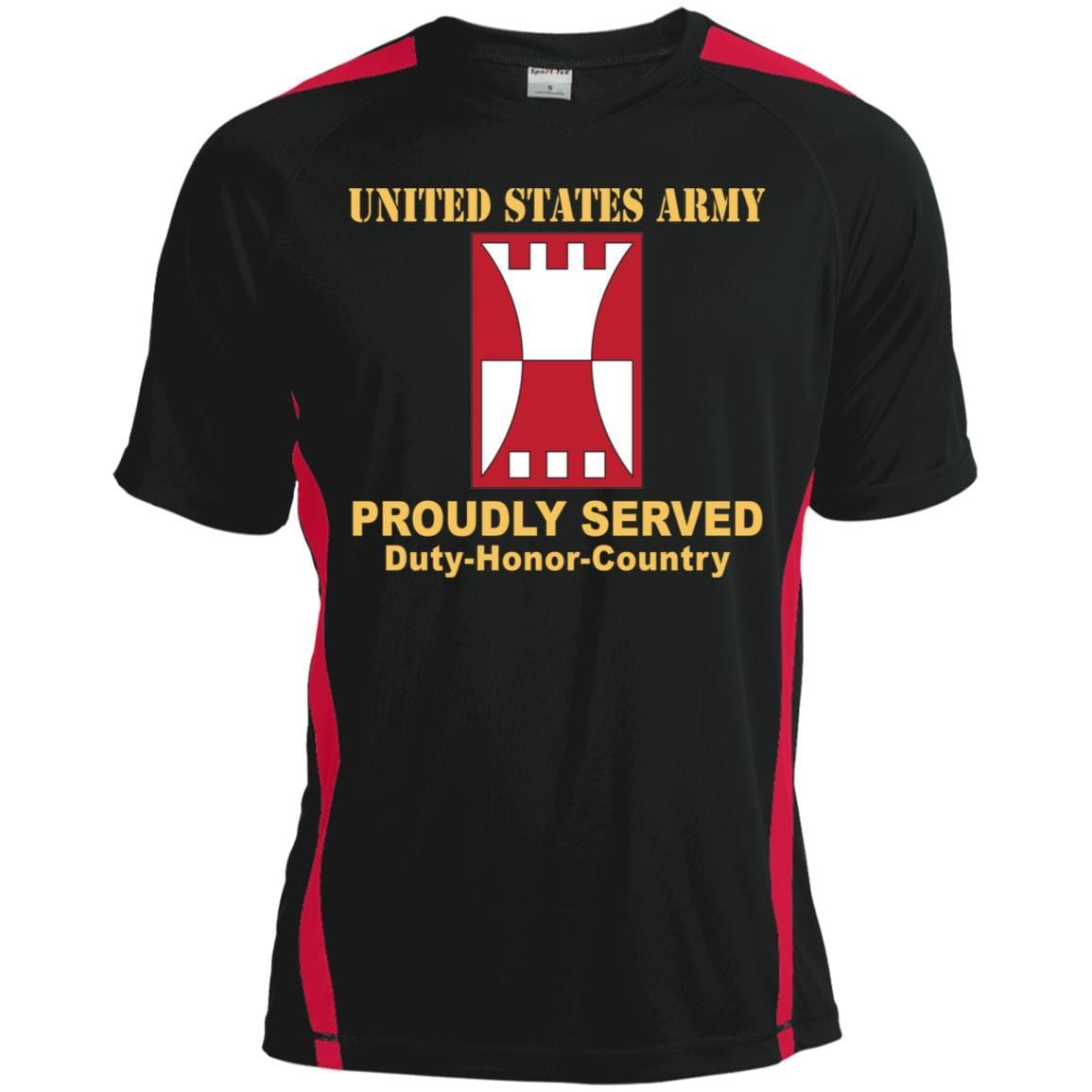 US ARMY 416 ENGINEER COMMAND- Proudly Served T-Shirt On Front For Men-TShirt-Army-Veterans Nation