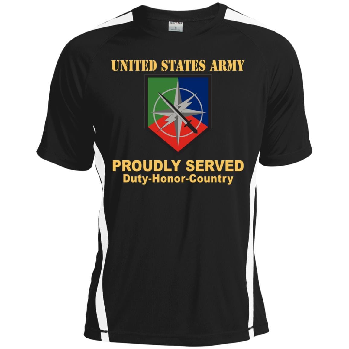 US ARMY 648 MANEUVER ENHANCEMENT BRIGADE- Proudly Served T-Shirt On Front For Men-TShirt-Army-Veterans Nation