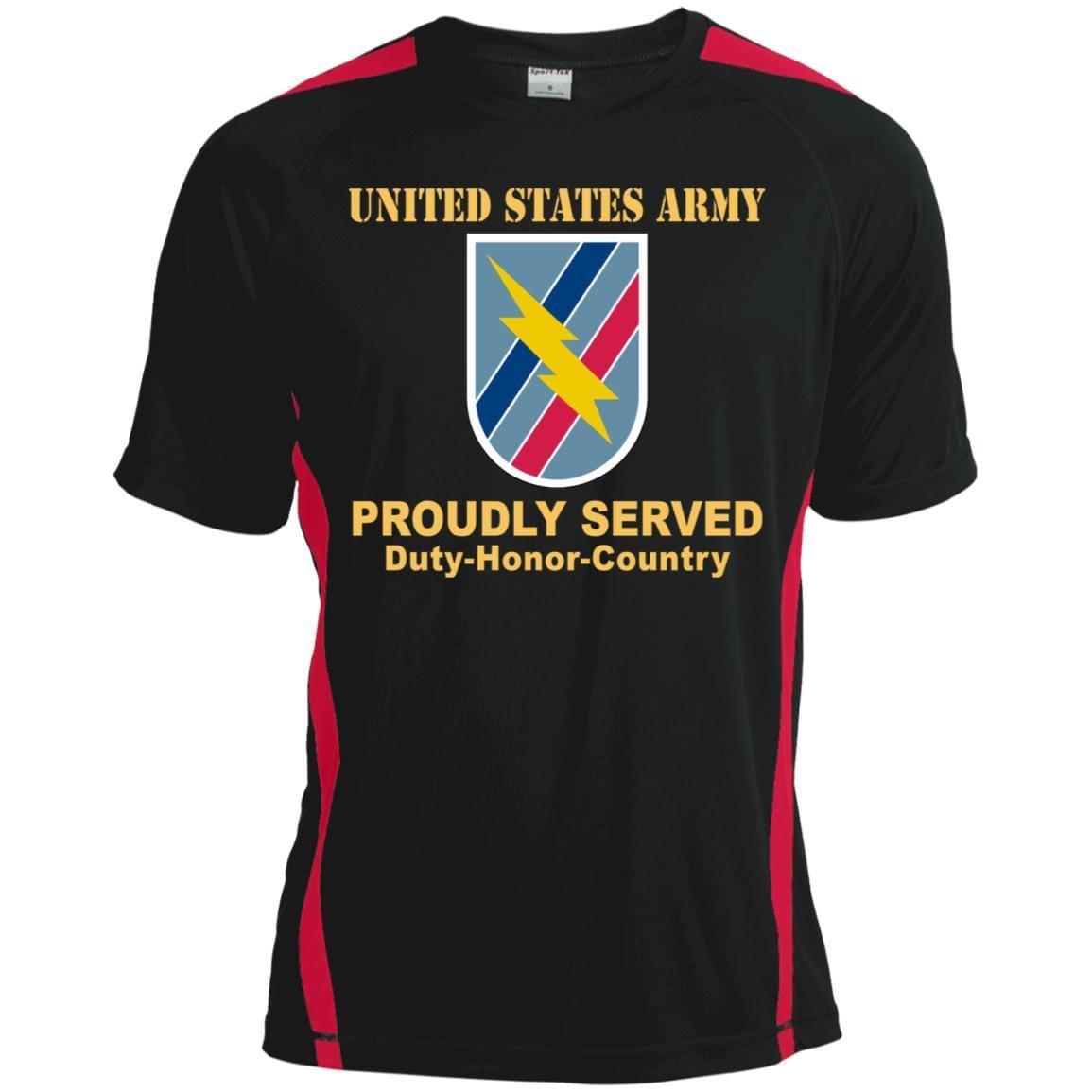US ARMY 48TH INFANTRY BRIGADE COMBAT TEAM- Proudly Served T-Shirt On Front For Men-TShirt-Army-Veterans Nation