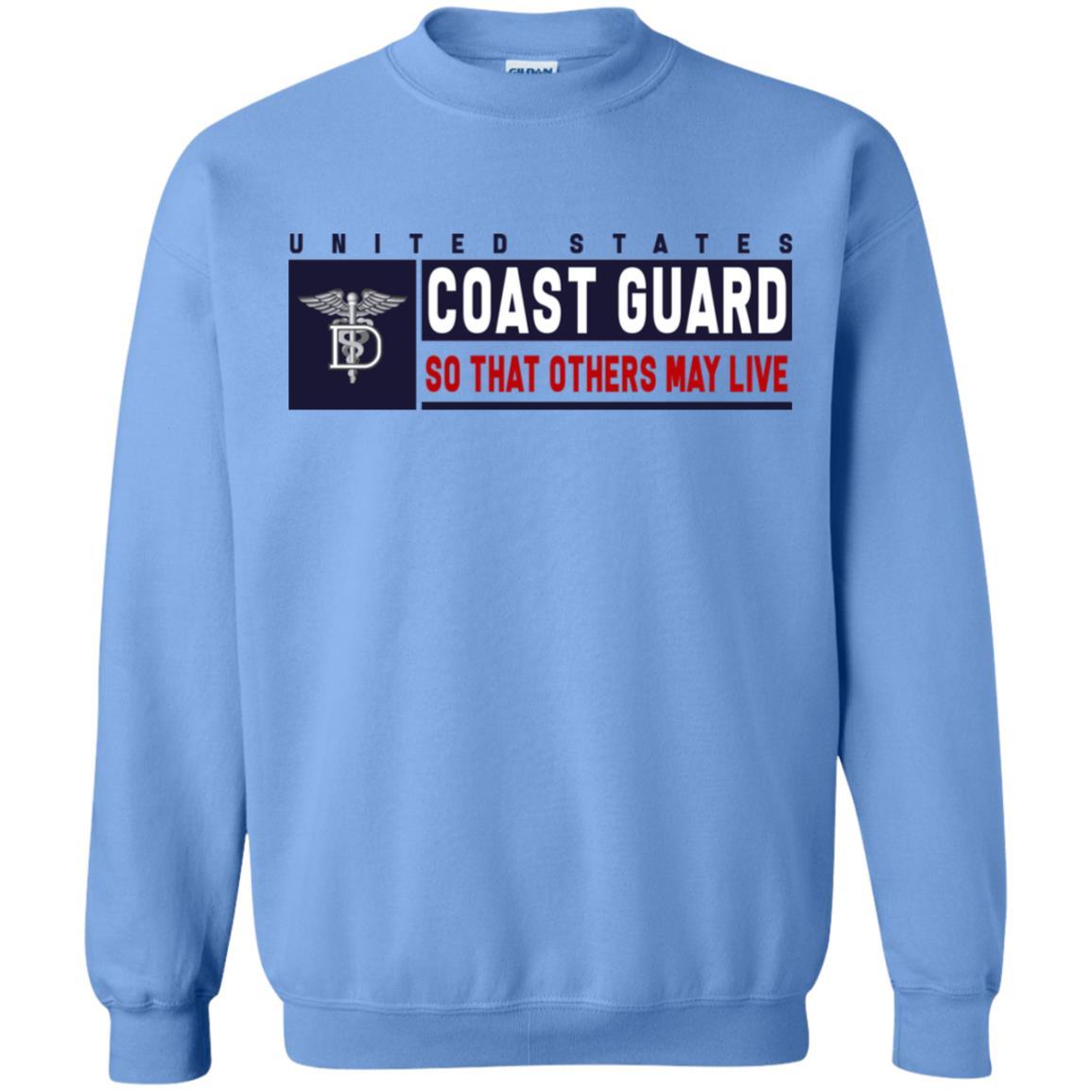 US Coast Guard Dental Technician DT Logo- So that others may live Long Sleeve - Pullover Hoodie-TShirt-USCG-Veterans Nation