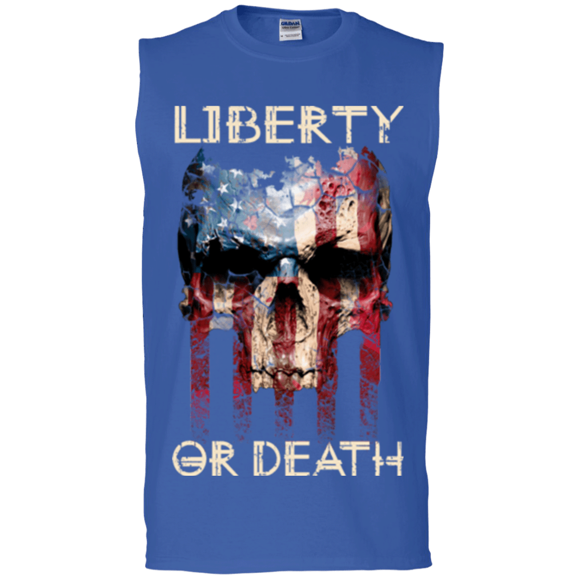 Military T-Shirt "LIBERTY OR DEATH SHIRT"-TShirt-General-Veterans Nation