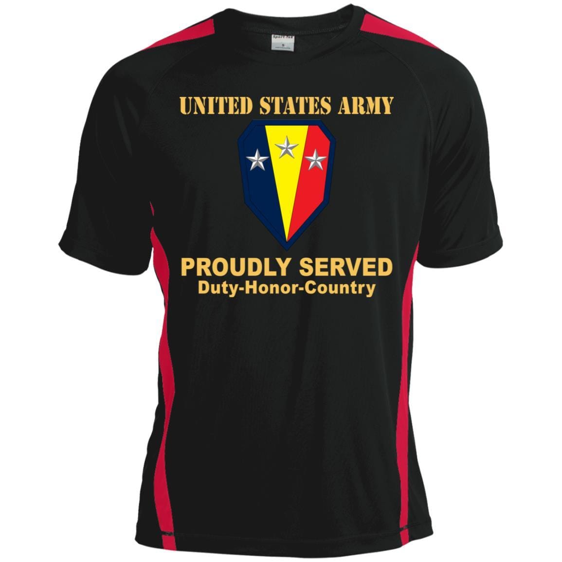 US ARMY 50TH INFANTRY BRIGADE COMBAT TEAM - Proudly Served T-Shirt On Front For Men-TShirt-Army-Veterans Nation