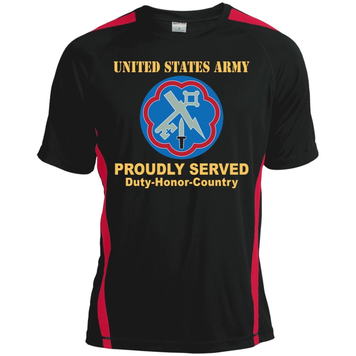 US ARMY 207 MILITARY INTELLIGENCE BRIGADE- Proudly Served T-Shirt On Front For Men-TShirt-Army-Veterans Nation