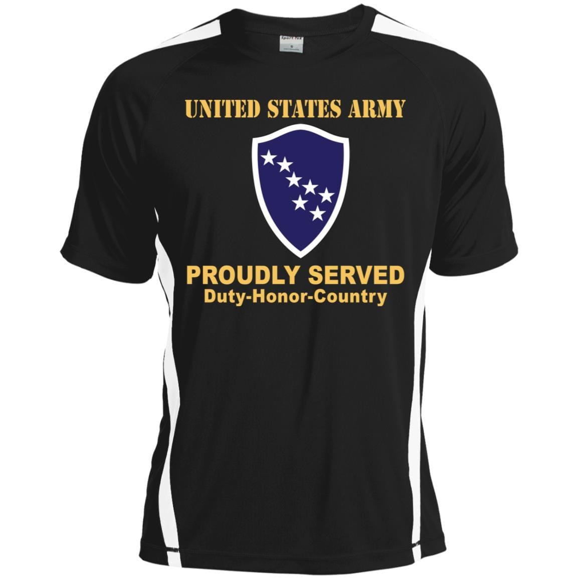 US ARMY CSIB ALASKA ARMY NG ELEMENT JOINT FORCES HEADQUARTERS- Proudly Served T-Shirt On Front For Men-TShirt-Army-Veterans Nation