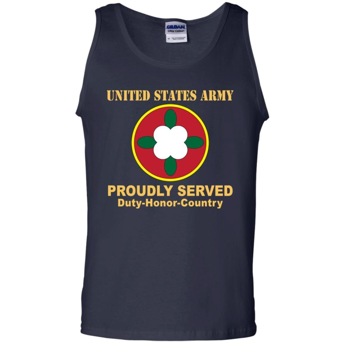 US ARMY 184TH SUSTAINMENT COMMAND- Proudly Served T-Shirt On Front For Men-TShirt-Army-Veterans Nation