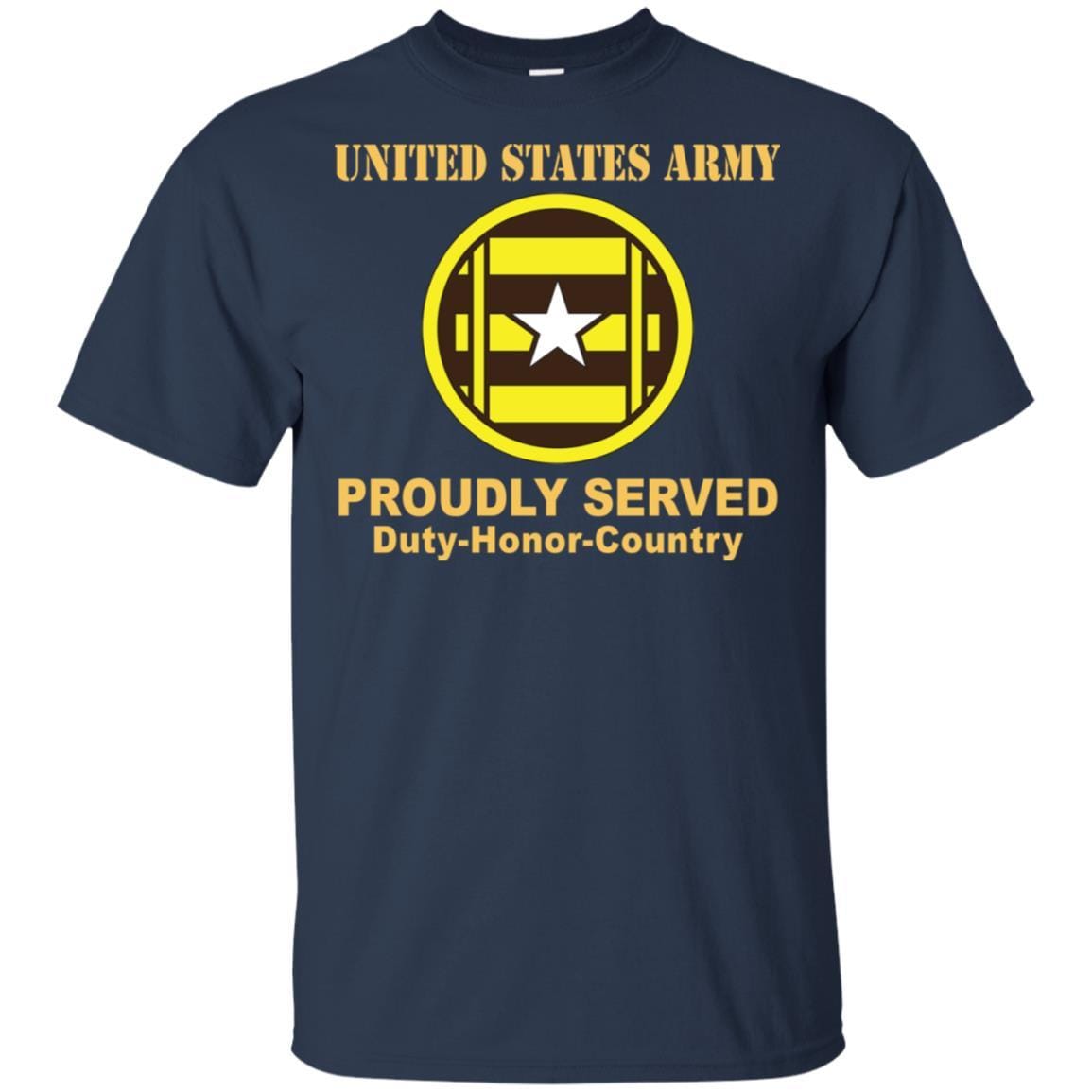 US ARMY 3RD TRANSPORTATION BRIGADE- Proudly Served T-Shirt On Front For Men-TShirt-Army-Veterans Nation