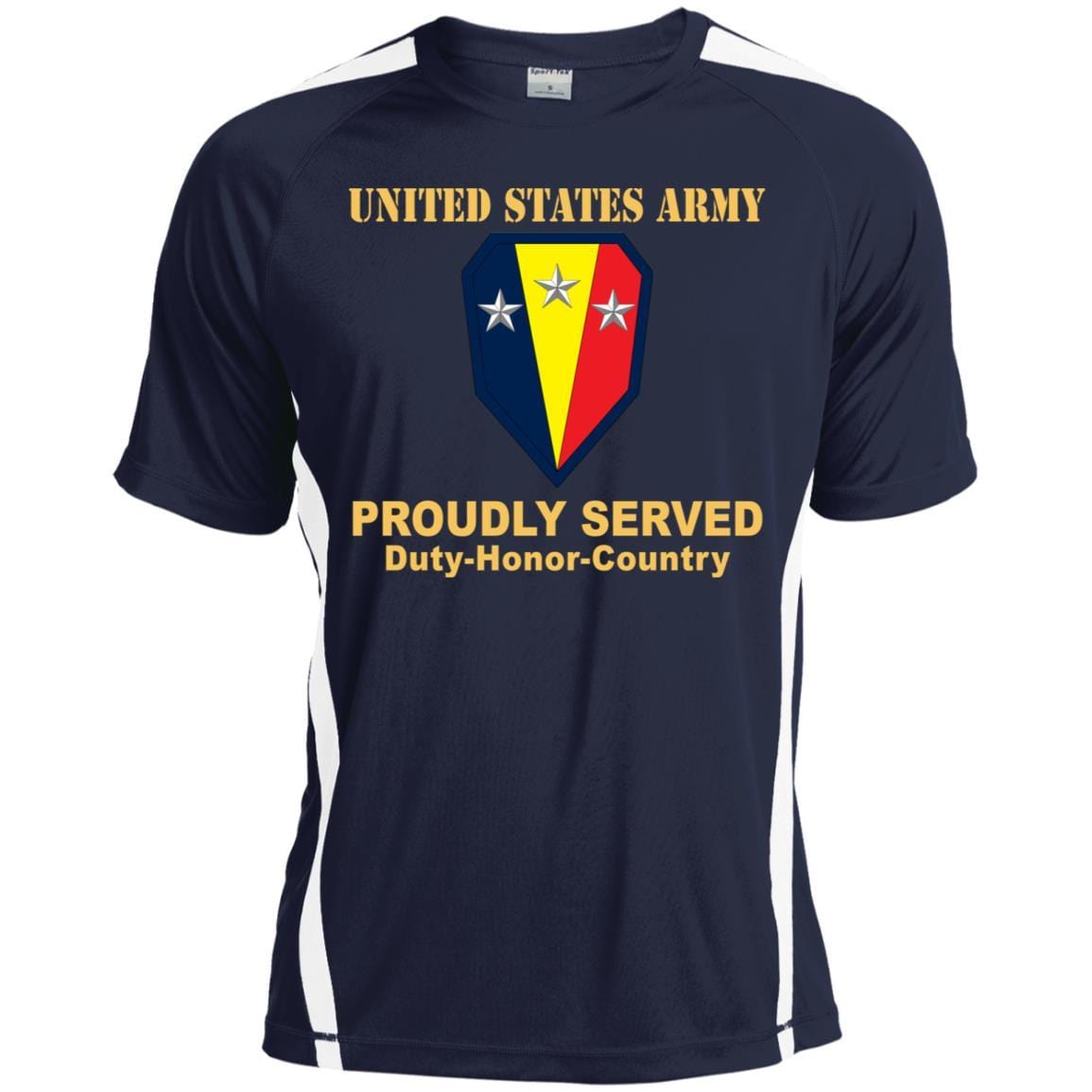 US ARMY 50TH INFANTRY BRIGADE COMBAT TEAM - Proudly Served T-Shirt On Front For Men-TShirt-Army-Veterans Nation