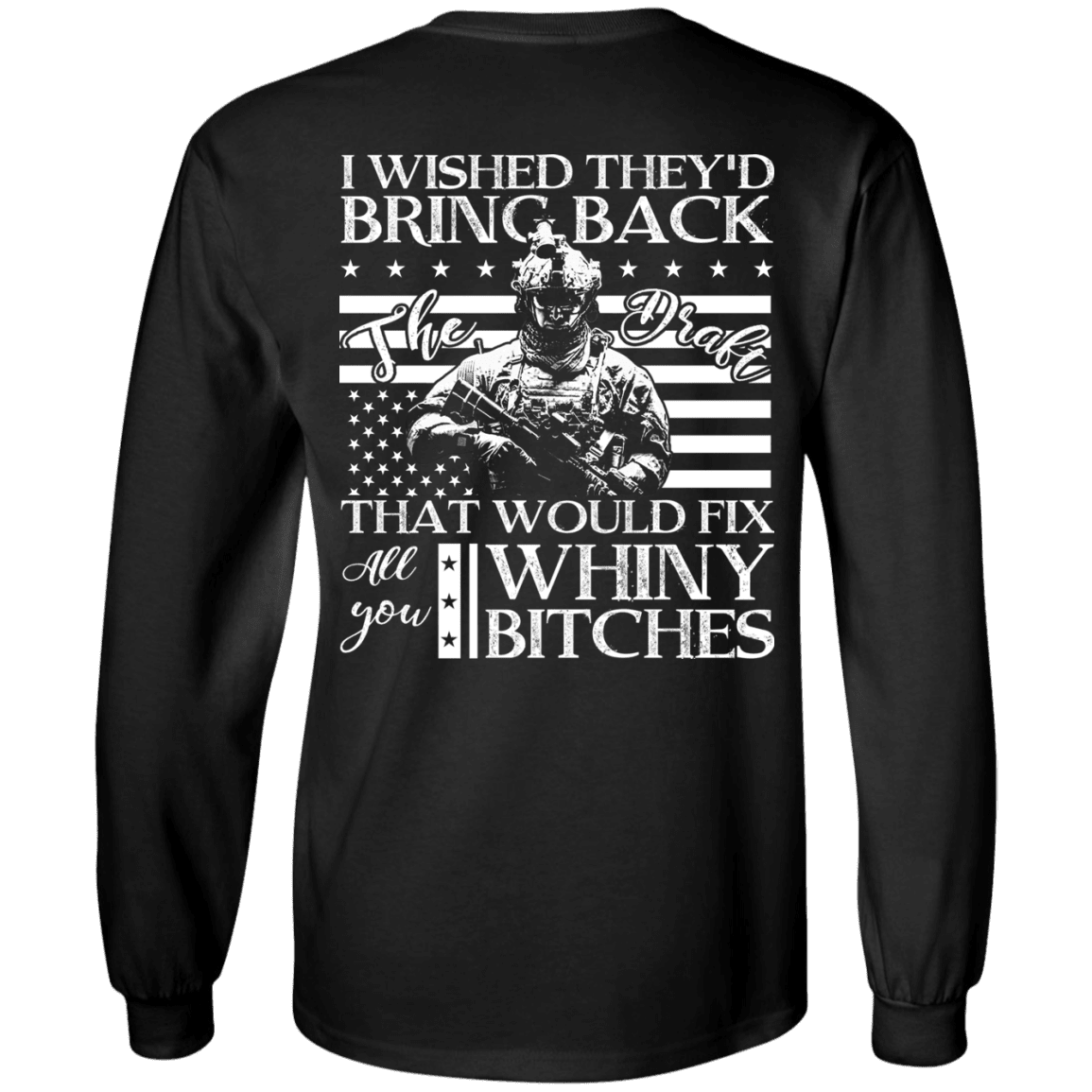 Military T-Shirt "I Wished They'd Bring Back Veteran Back"-TShirt-General-Veterans Nation
