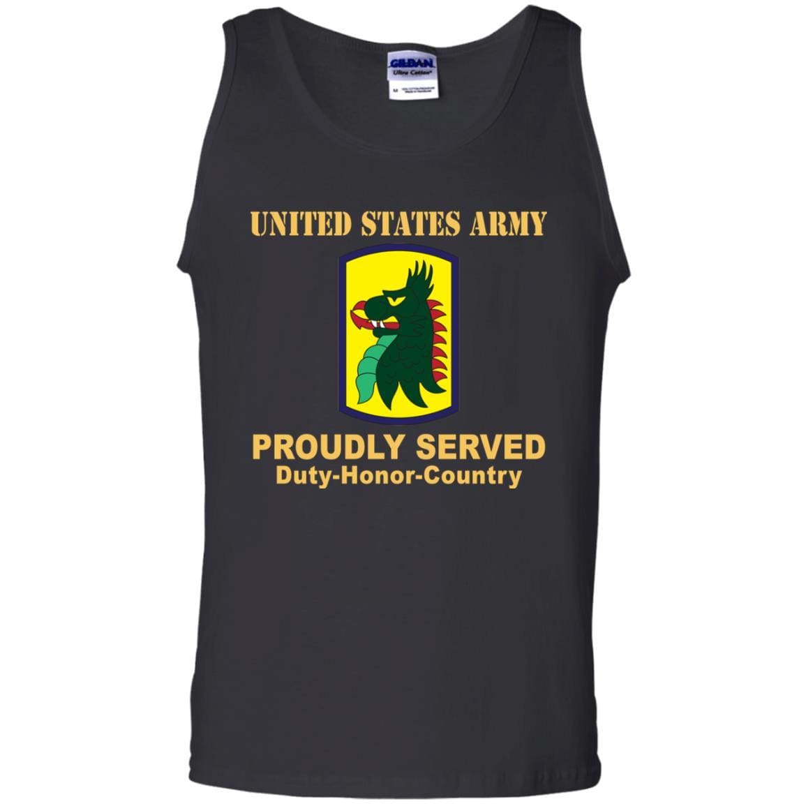 US ARMY 455TH CHEMICAL BRIGADE- Proudly Served T-Shirt On Front For Men-TShirt-Army-Veterans Nation