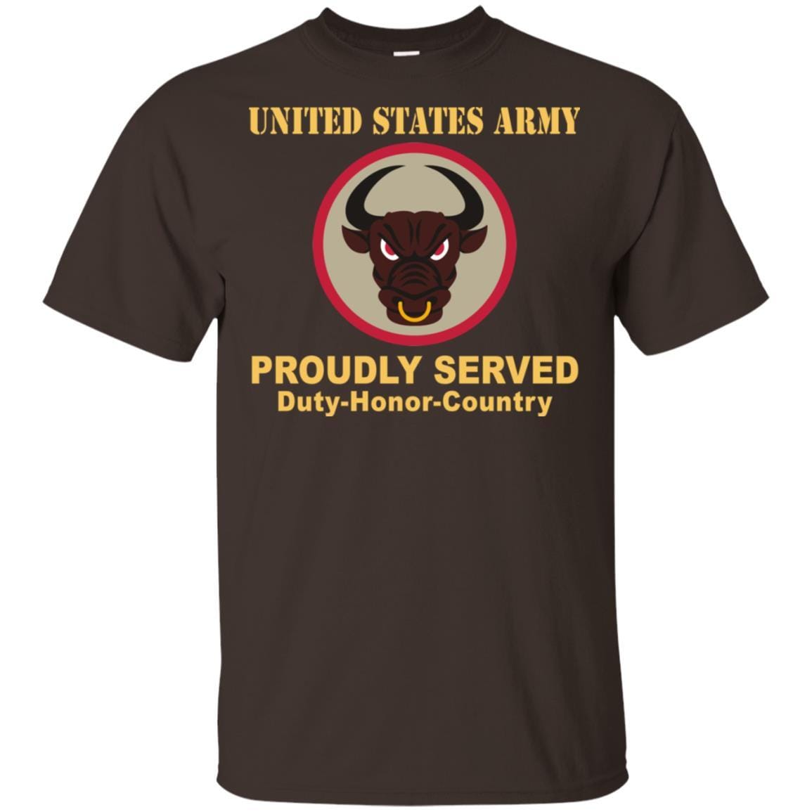 US ARMY 518 SUSTAINMENT BRIGADE- Proudly Served T-Shirt On Front For Men-TShirt-Army-Veterans Nation