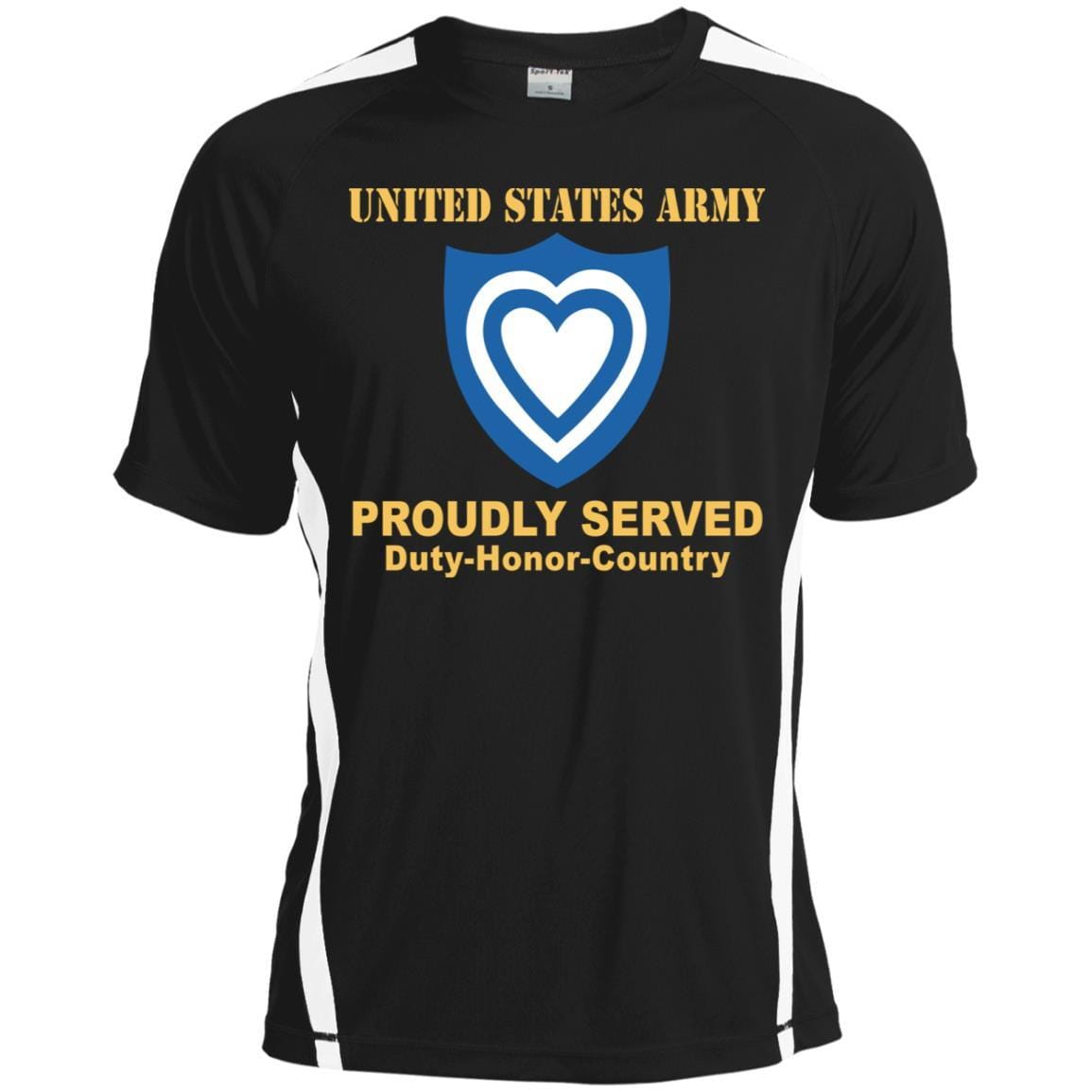 US ARMY XXIV CORPS- Proudly Served T-Shirt On Front For Men-TShirt-Army-Veterans Nation