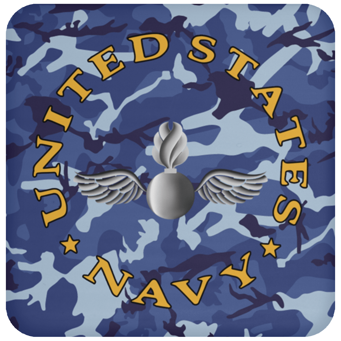 Navy Aviation Ordnanceman Navy AO - Proudly Served Coaster-Coaster-Navy-Rate-Veterans Nation