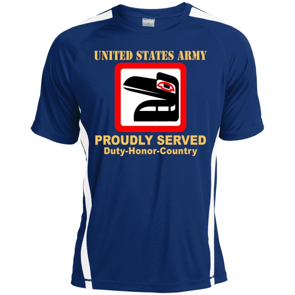 US ARMY 81ST ARMORED BRIGADE COMBAT TEAM - Proudly Served T-Shirt On Front For Men-TShirt-Army-Veterans Nation