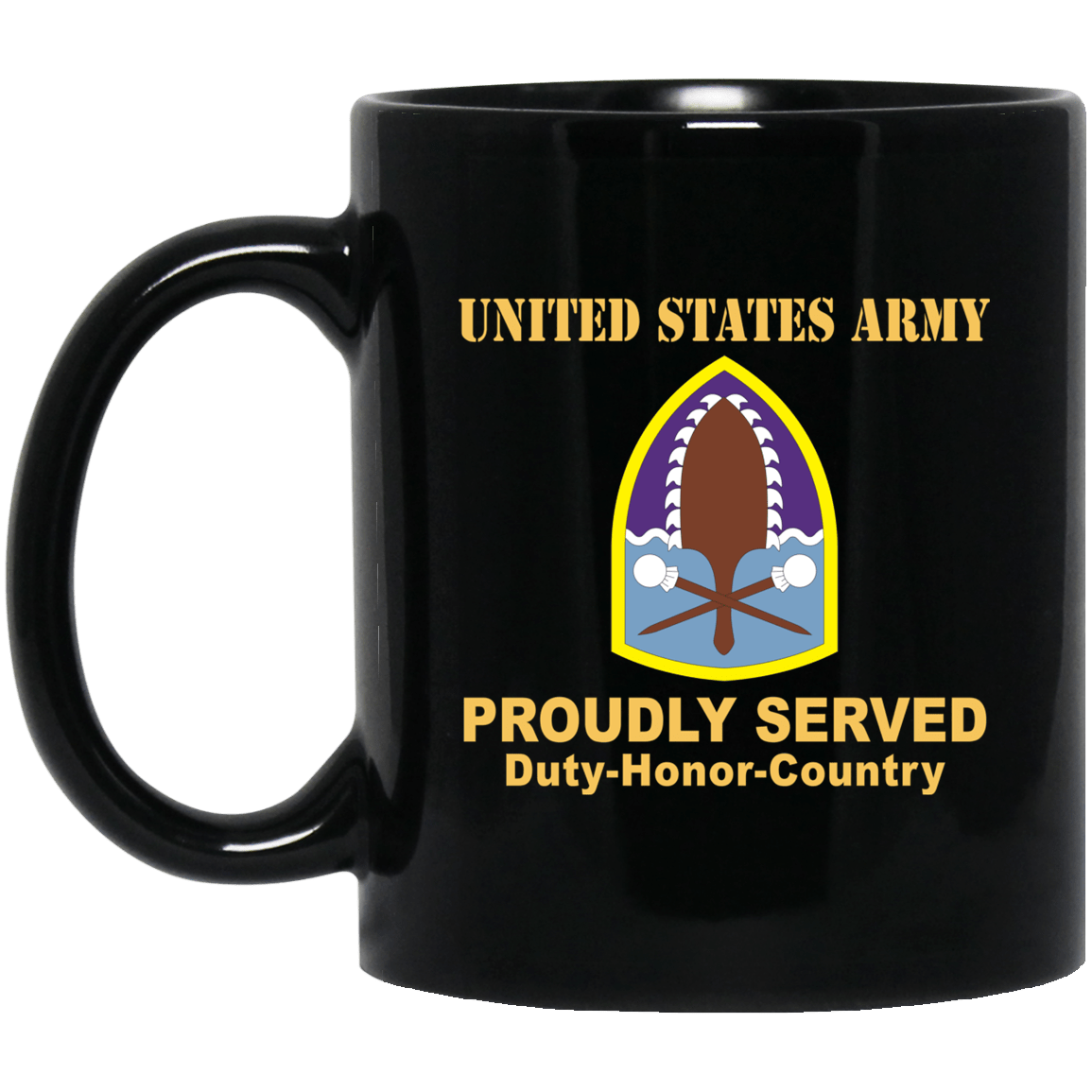 US ARMY 322 CIVIL AFFAIRS BRIGADE- 11 oz - 15 oz Black Mug-Mug-Army-CSIB-Veterans Nation