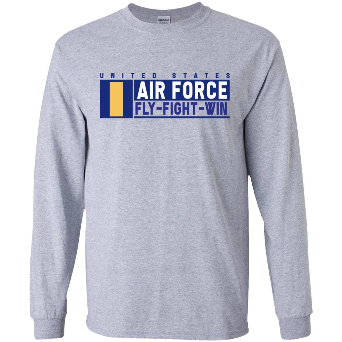 US Air Force O-1 Second Lieutenant Fly - Fight - Win T-Shirt On Front For Men-TShirt-USAF-Veterans Nation