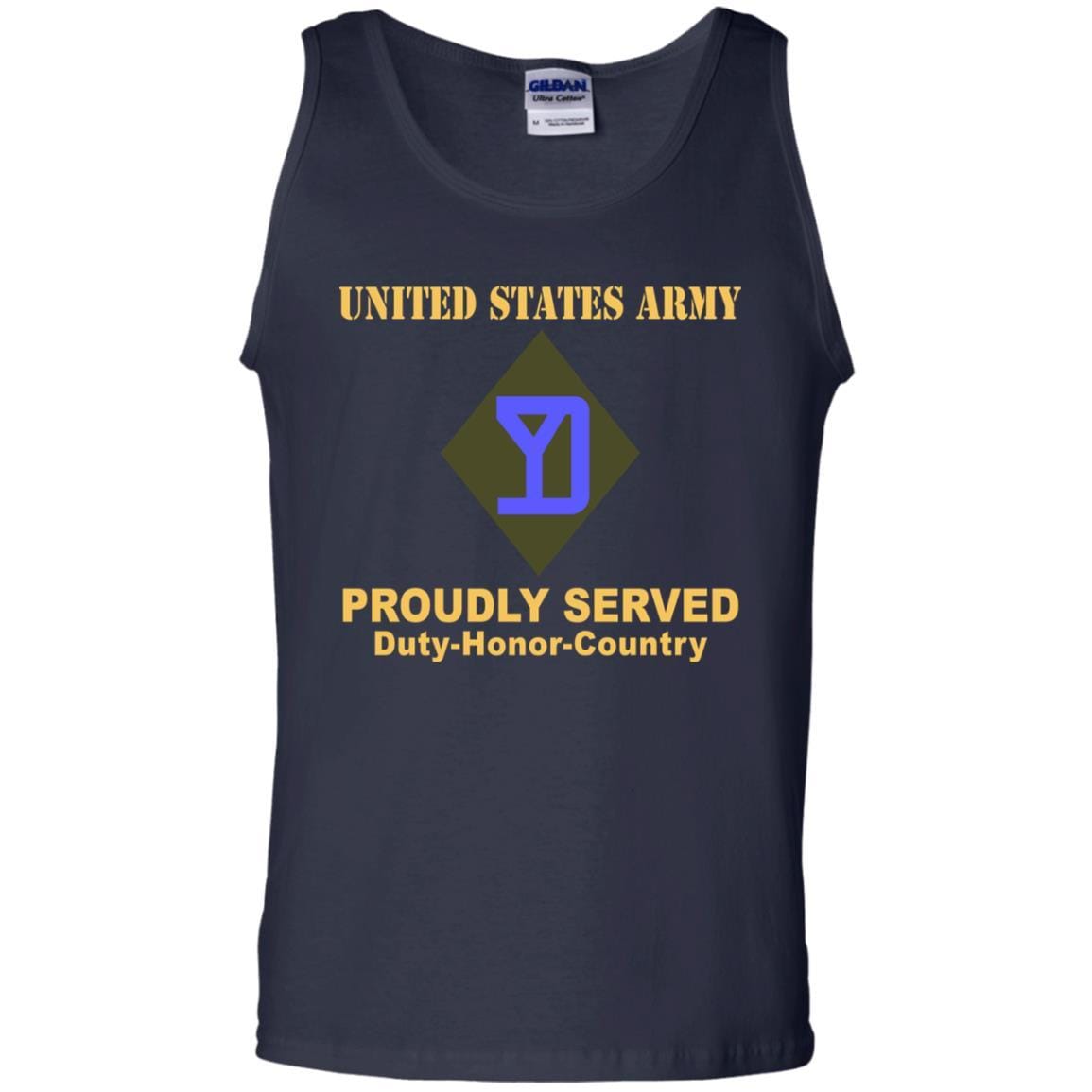 US ARMY 26TH MANEUVER ENHANCEMENT BRIGADE- Proudly Served T-Shirt On Front For Men-TShirt-Army-Veterans Nation