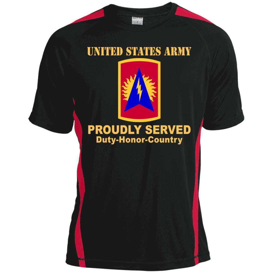 US ARMY 164 AIR DEFENSE ARTILLERY- Proudly Served T-Shirt On Front For Men-TShirt-Army-Veterans Nation