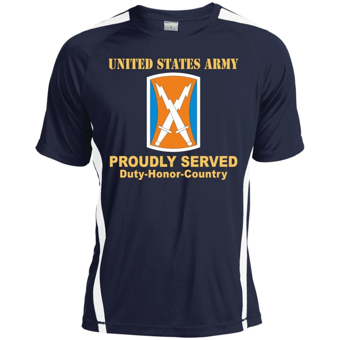 US ARMY 106TH SIGNAL BRIGADE- Proudly Served T-Shirt On Front For Men-TShirt-Army-Veterans Nation