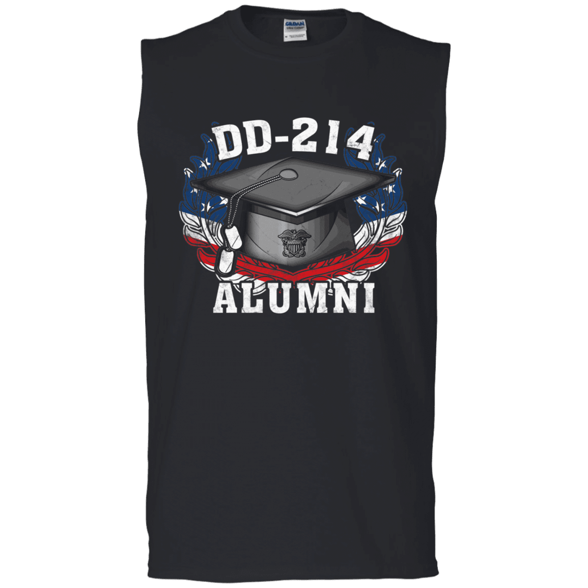 DD 214 Alumni Navy Veteran Men Front T Shirts-TShirt-Navy-Veterans Nation