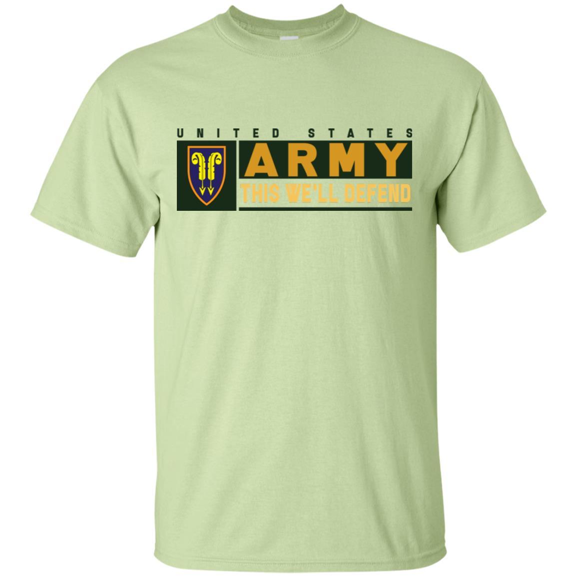 US Army 22ND SUPPORT COMMAND- This We'll Defend T-Shirt On Front For Men-TShirt-Army-Veterans Nation