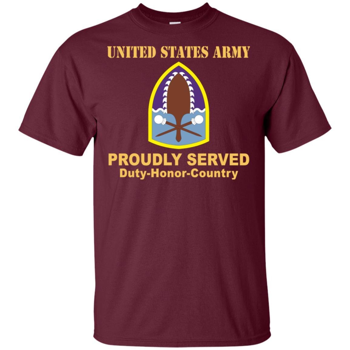 US ARMY 322 CIVIL AFFAIRS BRIGADE- Proudly Served T-Shirt On Front For Men-TShirt-Army-Veterans Nation