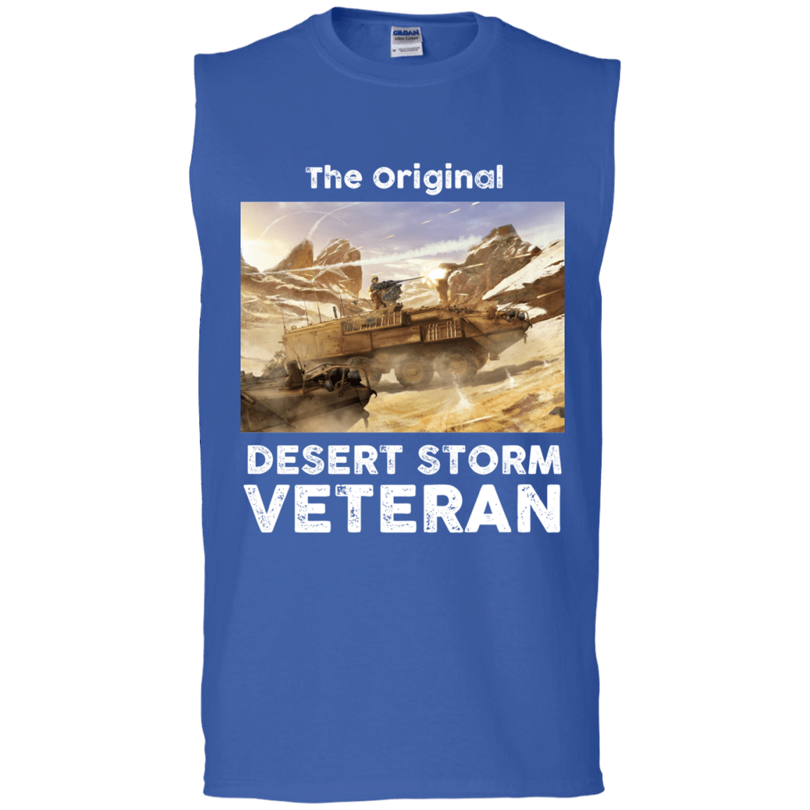 Military T-Shirt "The Original Desert Storm Veteran Men" Front-TShirt-General-Veterans Nation