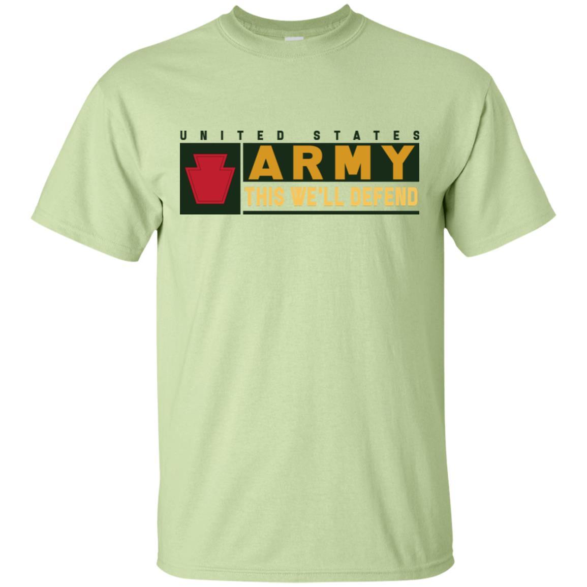 US Army 28TH INFANTRY DIVISION- This We'll Defend T-Shirt On Front For Men-TShirt-Army-Veterans Nation