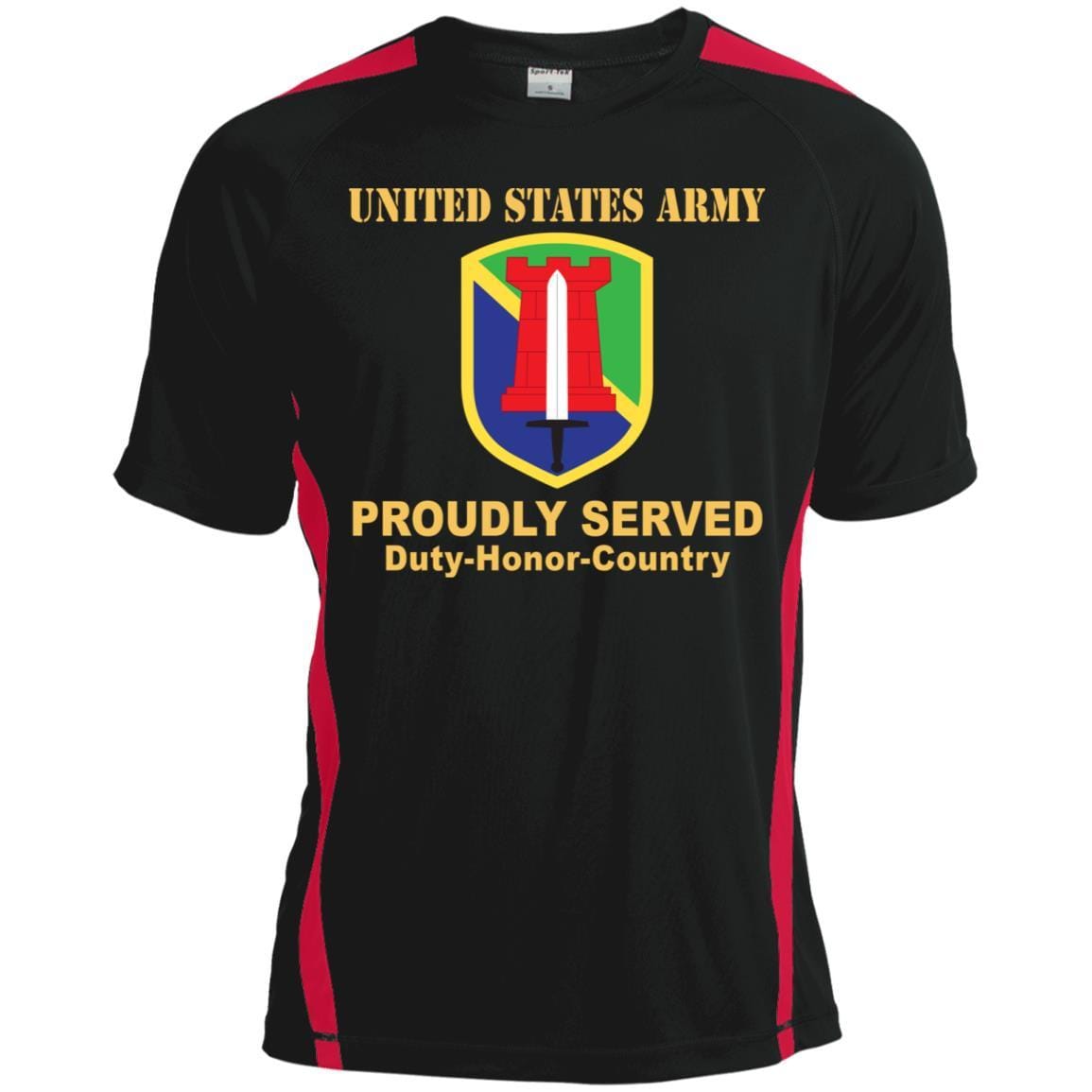 US ARMY 204TH MANEUVER ENHANCEMENT BRIGADE- Proudly Served T-Shirt On Front For Men-TShirt-Army-Veterans Nation