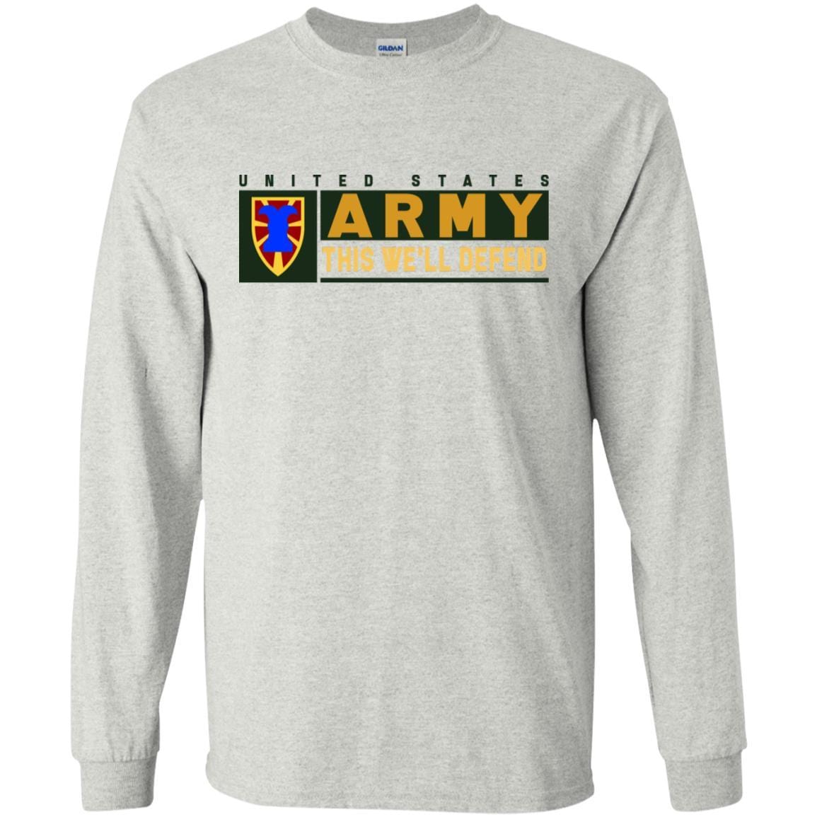 US Army 7TH TRANSPORTATION BRIGADE- This We'll Defend T-Shirt On Front For Men-TShirt-Army-Veterans Nation