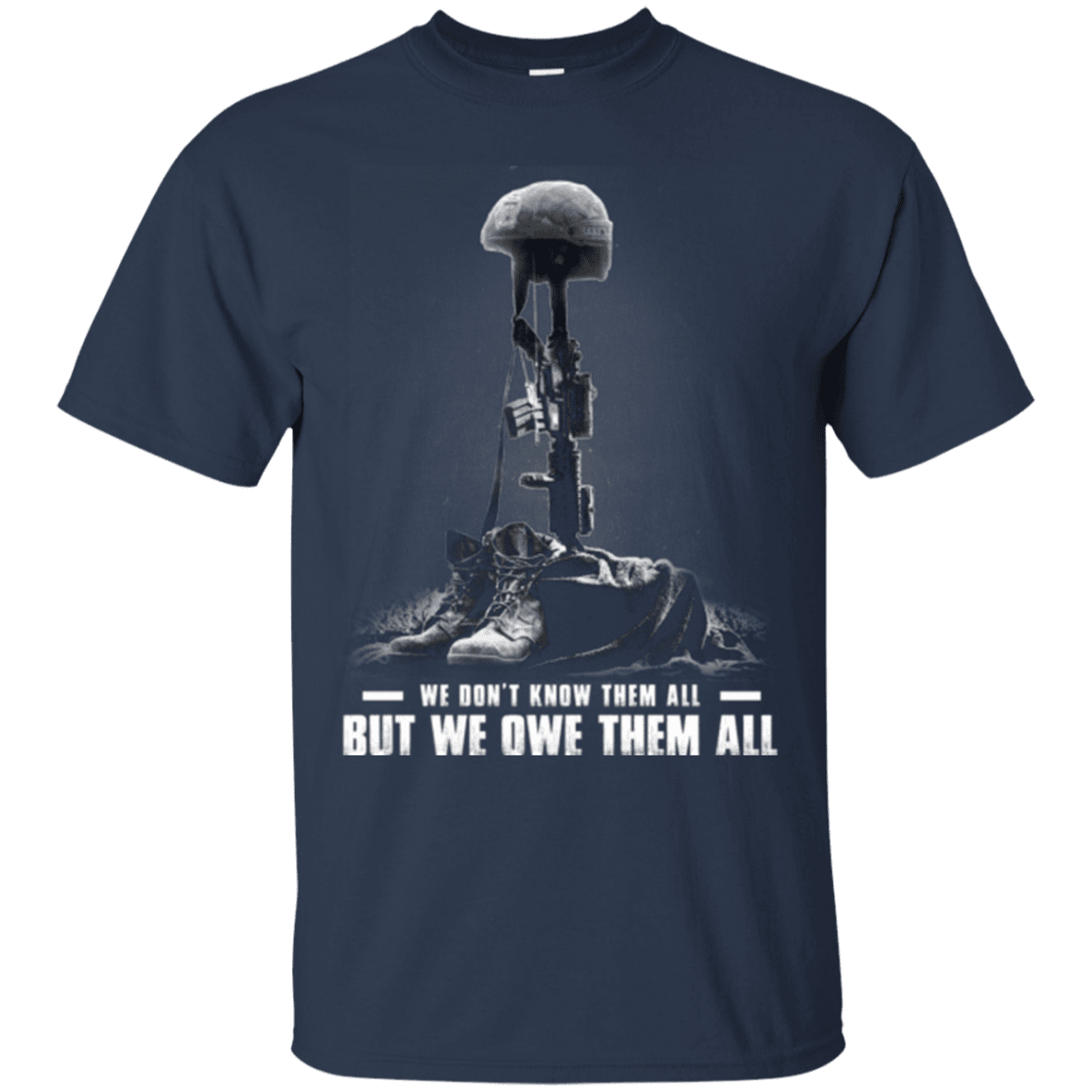 Military T-Shirt "Veteran - We Own Them All - Women" Front-TShirt-General-Veterans Nation