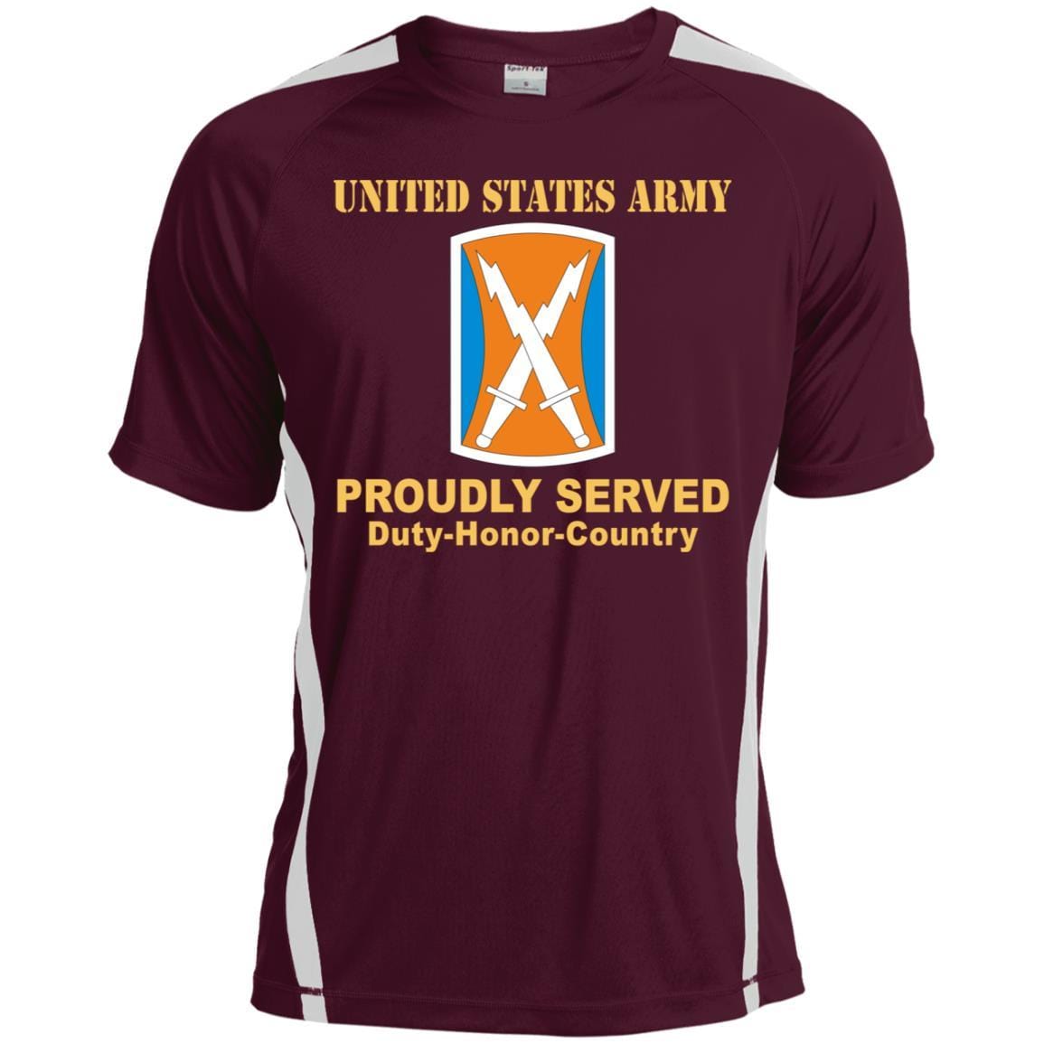 US ARMY 106TH SIGNAL BRIGADE- Proudly Served T-Shirt On Front For Men-TShirt-Army-Veterans Nation