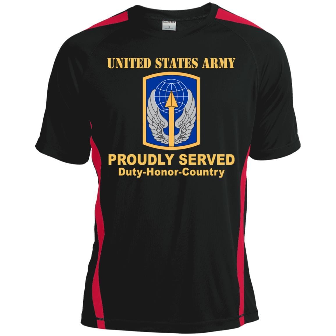 US ARMY 166 AVIATION BRIGADE- Proudly Served T-Shirt On Front For Men-TShirt-Army-Veterans Nation