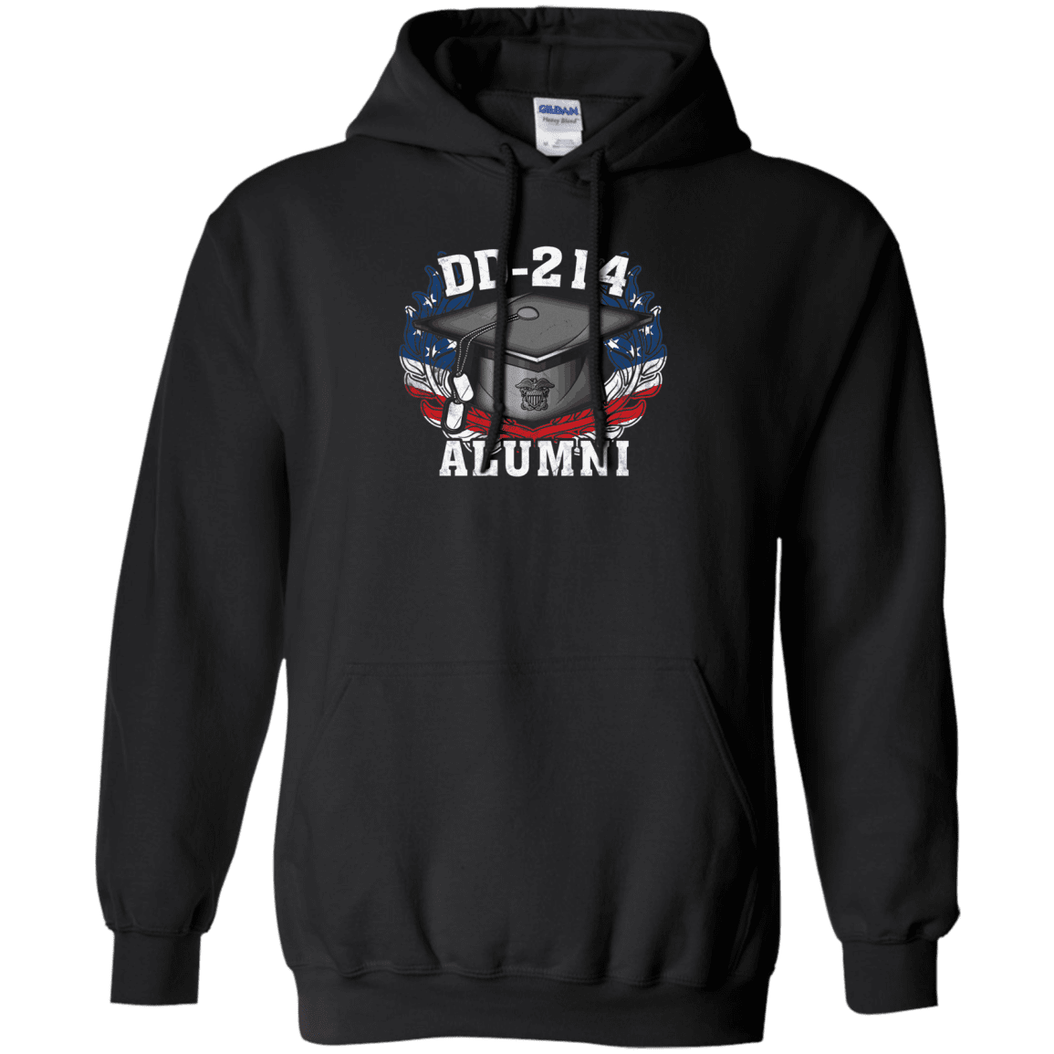 DD 214 Alumni Navy Veteran Men Front T Shirts-TShirt-Navy-Veterans Nation