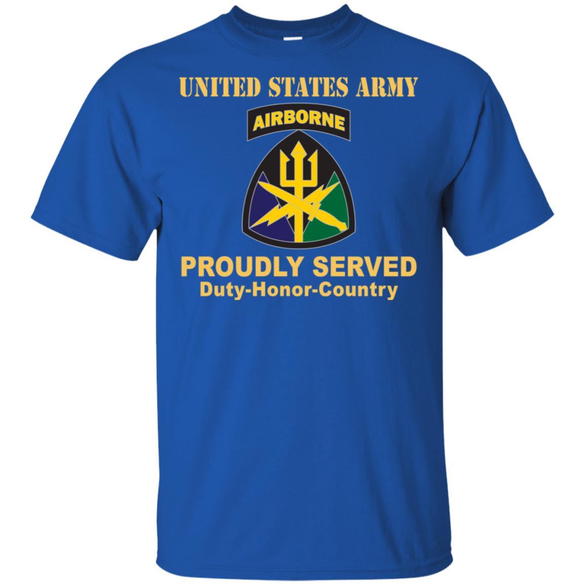 US ARMY SPECIAL OPERATIONS COMMAND JOINT FORCES- Proudly Served T-Shirt On Front For Men-TShirt-Army-Veterans Nation