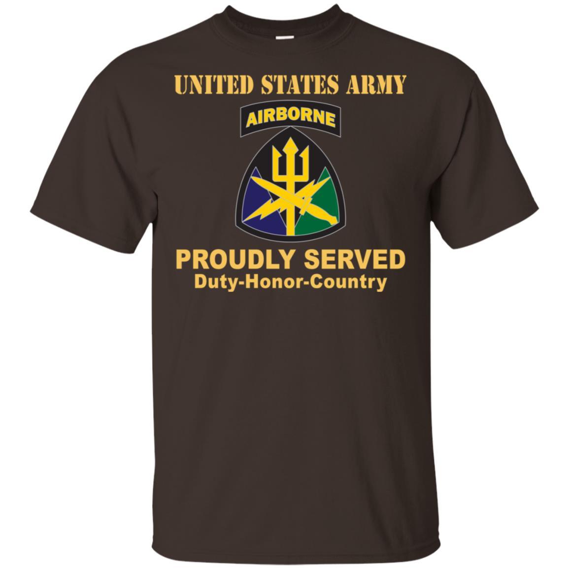 US ARMY SPECIAL OPERATIONS COMMAND JOINT FORCES- Proudly Served T-Shirt On Front For Men-TShirt-Army-Veterans Nation