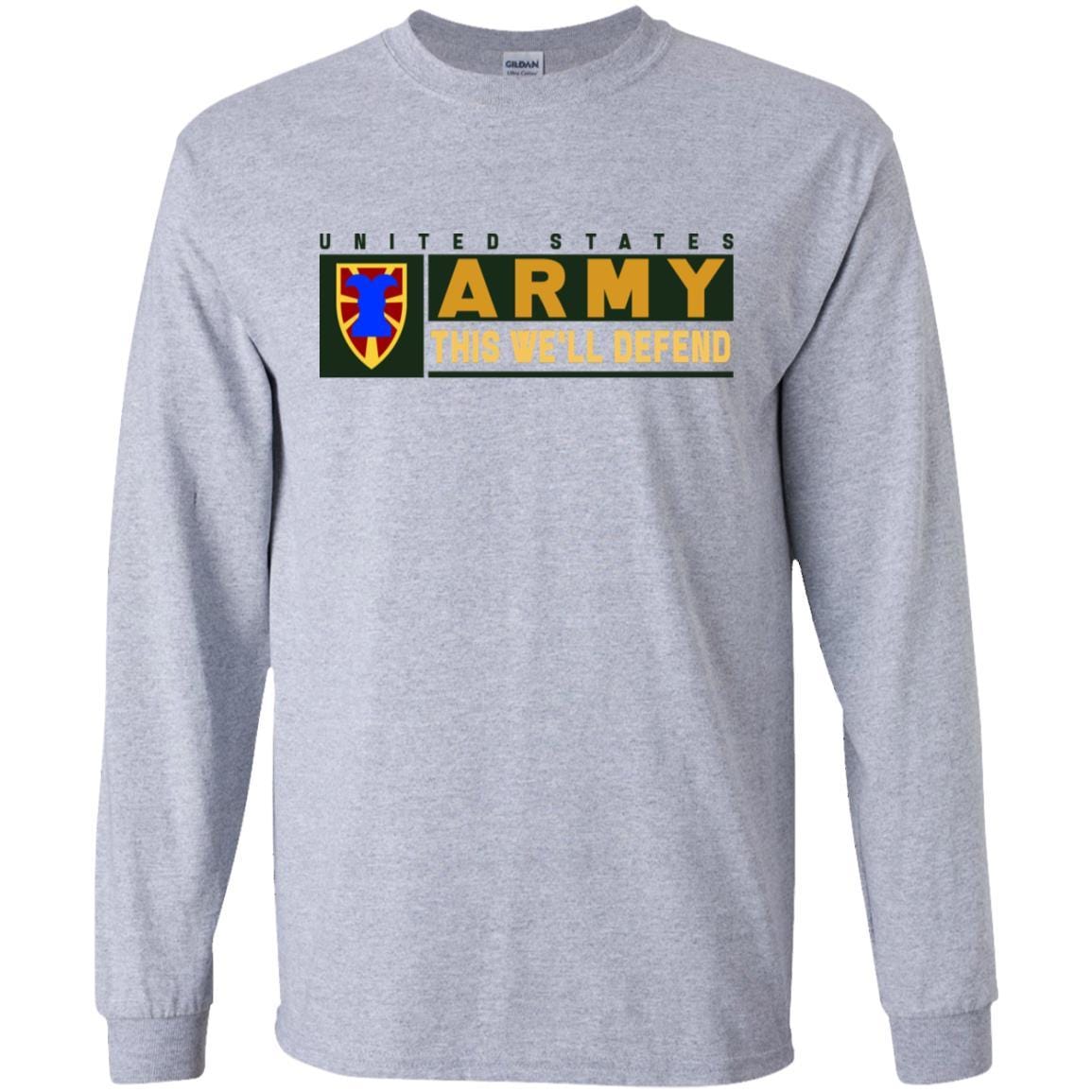 US Army 7TH TRANSPORTATION BRIGADE- This We'll Defend T-Shirt On Front For Men-TShirt-Army-Veterans Nation