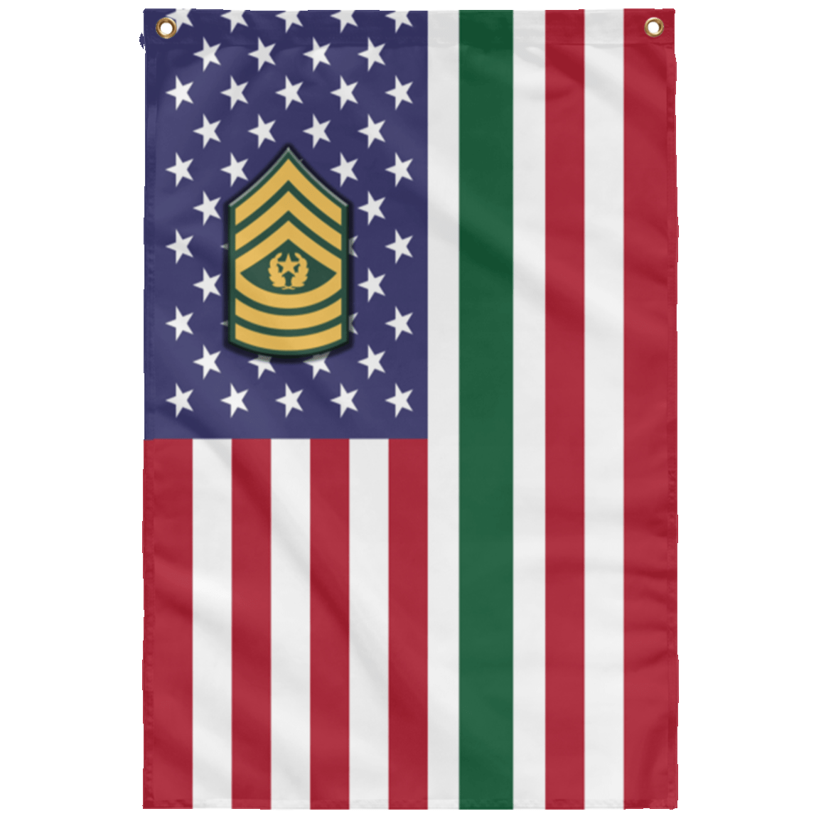 US Army E-9 Command Sergeant Major E9 CSM Noncommissioned Officer Wall Flag 3x5 ft Single Sided Print-WallFlag-Army-Ranks-Veterans Nation