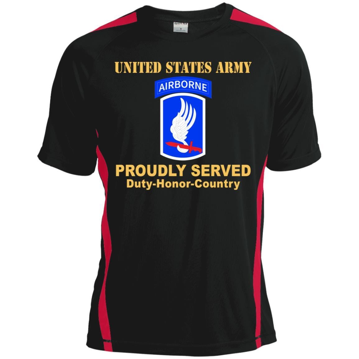 US ARMY 173RD AIRBORNE BRIGADE- Proudly Served T-Shirt On Front For Men-TShirt-Army-Veterans Nation