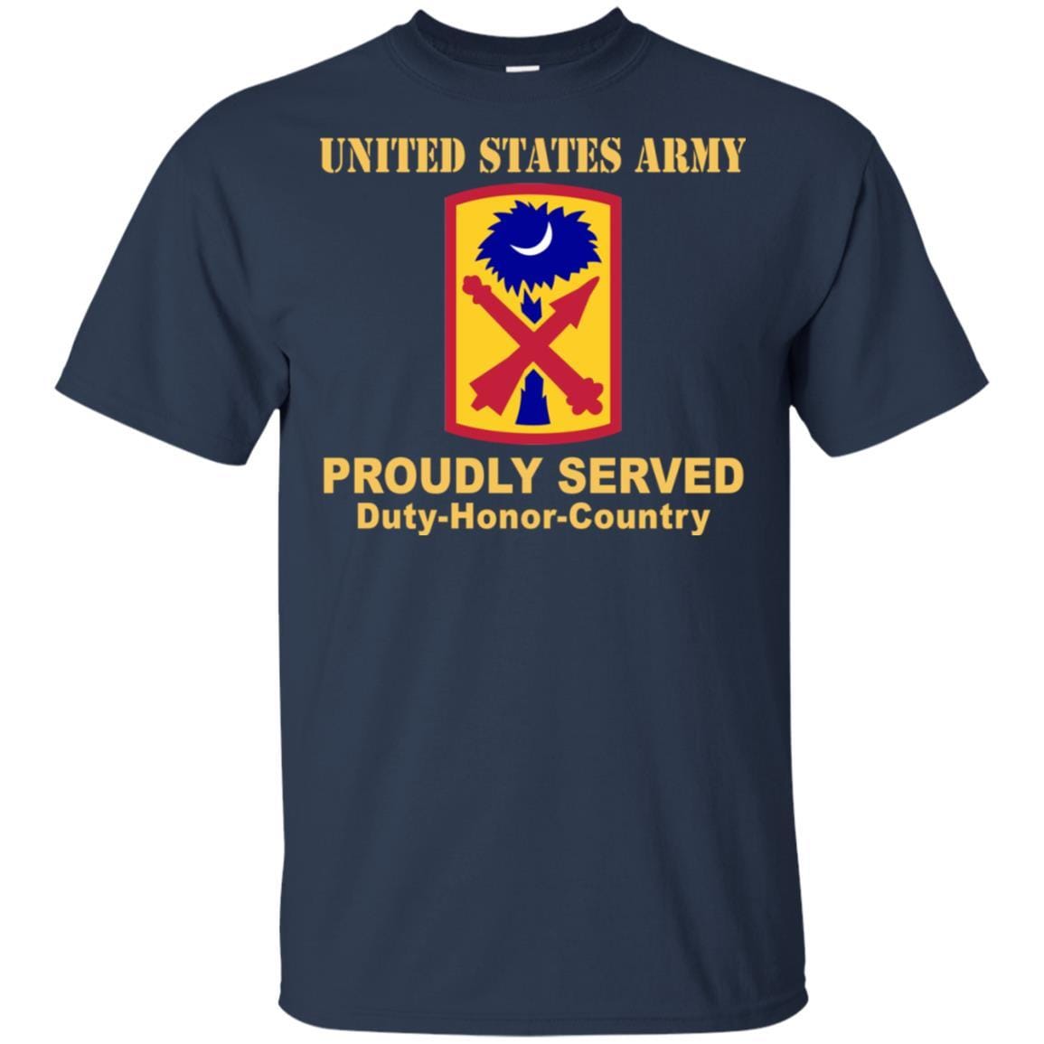 US ARMY 263 AIR AND MISSILE DEFENSE COMMAND - Proudly Served T-Shirt On Front For Men-TShirt-Army-Veterans Nation