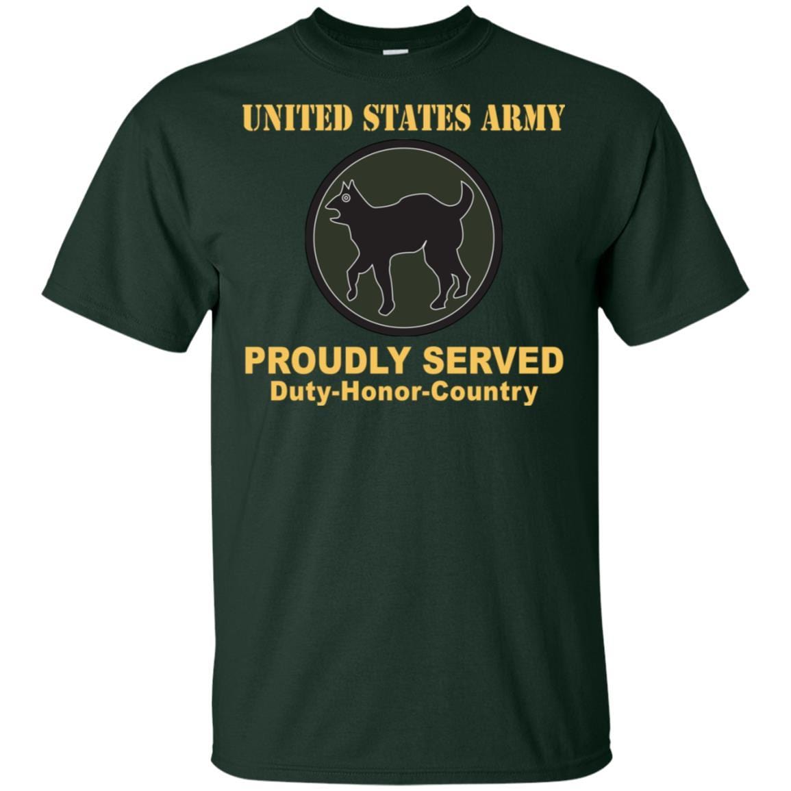 US ARMY 81 REGIONAL SUPPORT COMMAND - Proudly Served T-Shirt On Front For Men-TShirt-Army-Veterans Nation