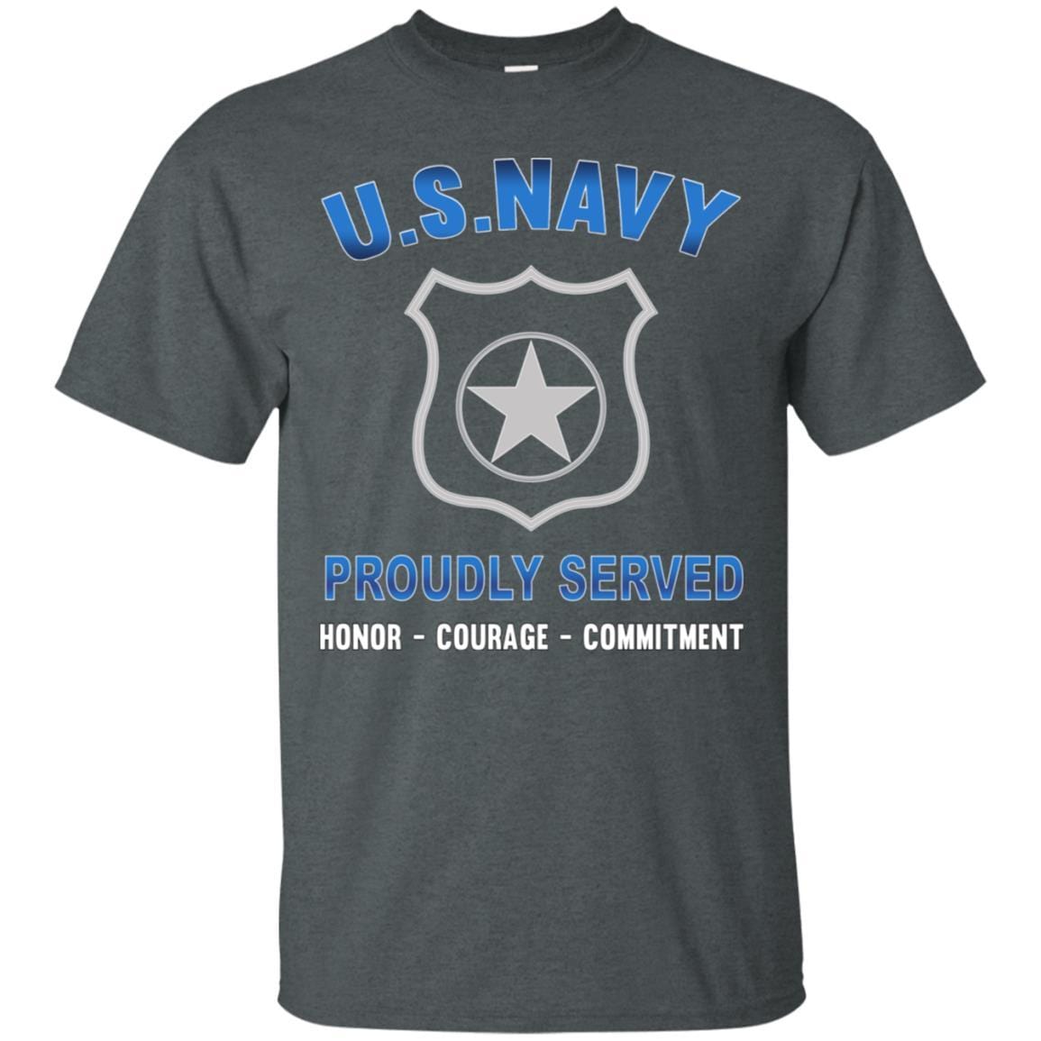 U.S Navy Master-at-arms Navy MA - Proudly Served T-Shirt For Men On Front-TShirt-Navy-Veterans Nation