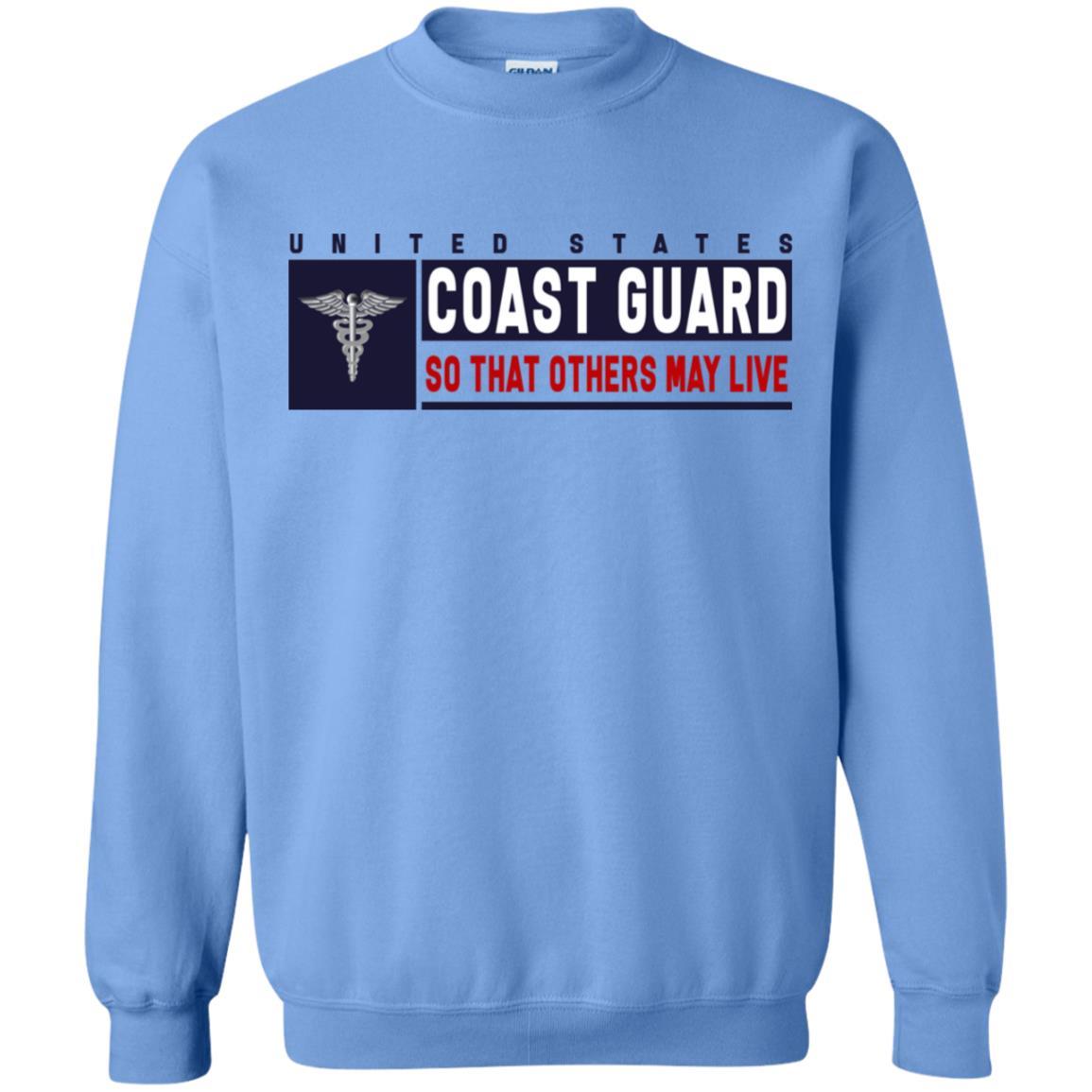 US Coast Guard Health Services Technician HS Logo- So that others may live Long Sleeve - Pullover Hoodie-TShirt-USCG-Veterans Nation