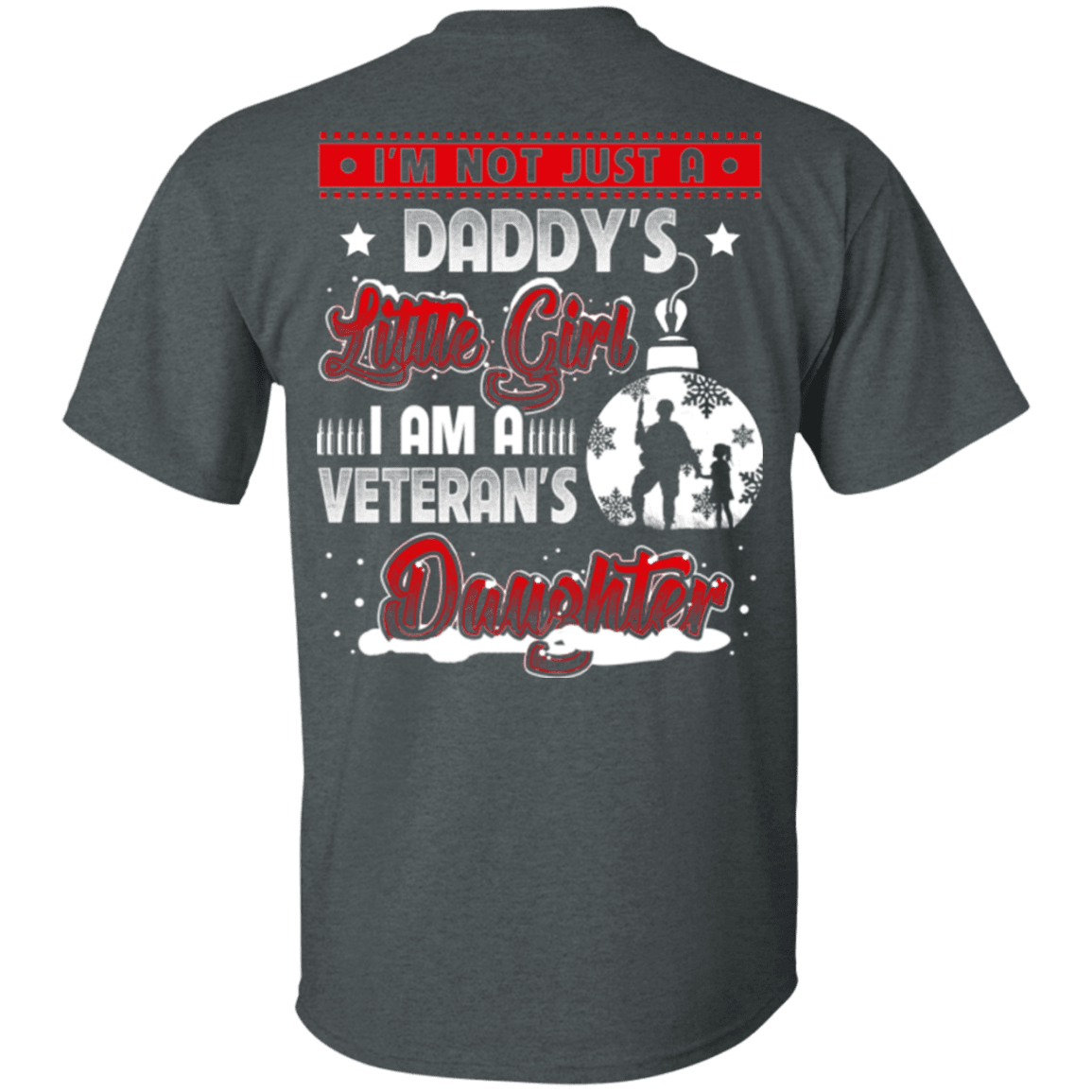 Military T-Shirt "I Am A Veteran's Daughter"-TShirt-General-Veterans Nation