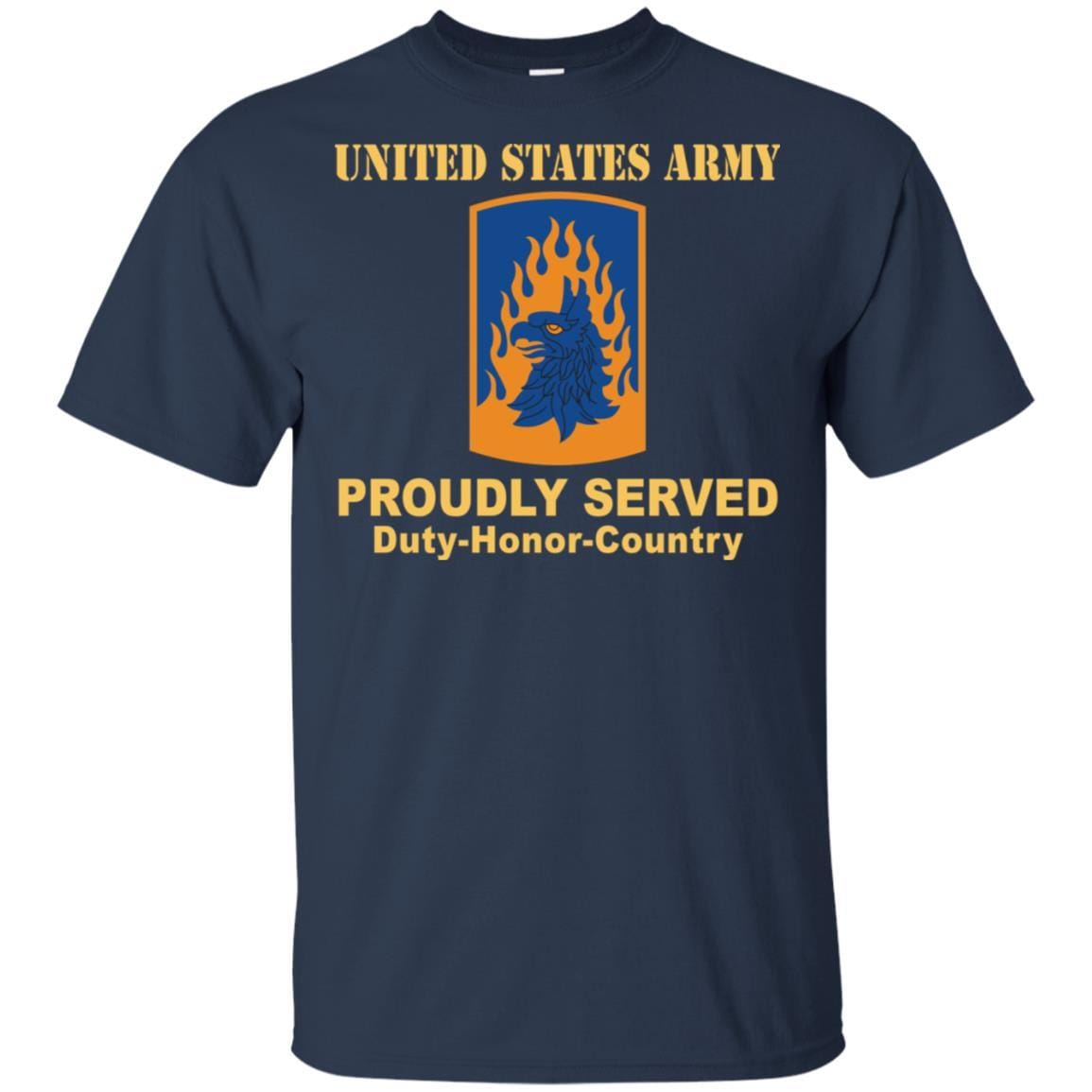 US ARMY 12TH COMBAT AVIATION BRIGADE- Proudly Served T-Shirt On Front For Men-TShirt-Army-Veterans Nation