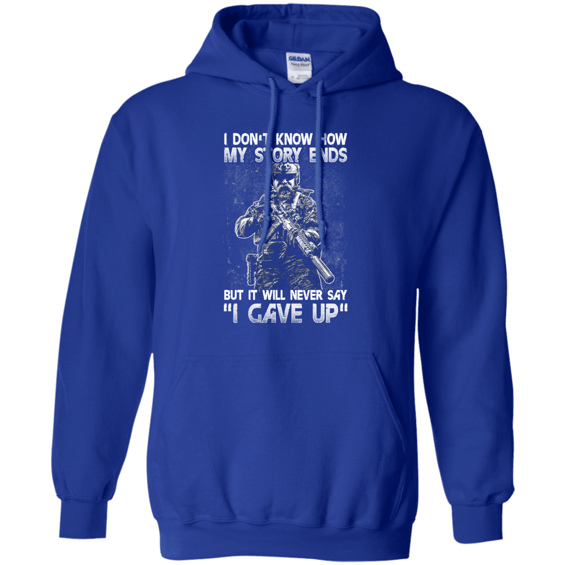 Military T-Shirt "I DON'T KNOW HOW MY STORY ENDS"-TShirt-General-Veterans Nation