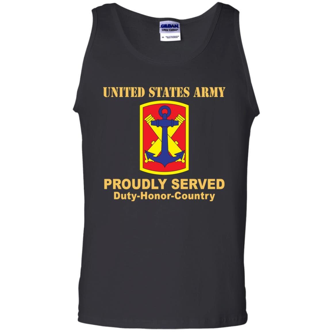US ARMY 103 FIELD ARTILLERY BRIGADE- Proudly Served T-Shirt On Front For Men-TShirt-Army-Veterans Nation