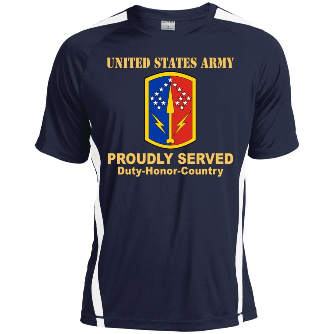 US ARMY 174 AIR DEFENSE ARTILLERY BRIGADE - Proudly Served T-Shirt On Front For Men-TShirt-Army-Veterans Nation