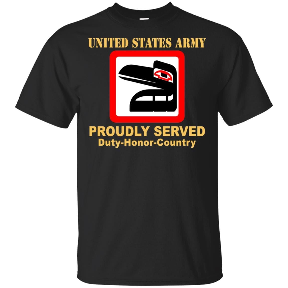 US ARMY 81ST ARMORED BRIGADE COMBAT TEAM - Proudly Served T-Shirt On Front For Men-TShirt-Army-Veterans Nation