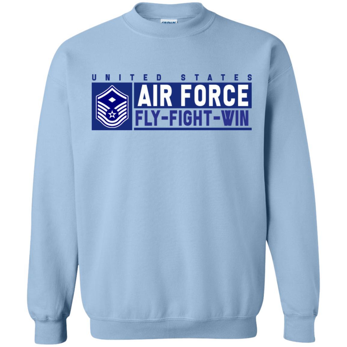 US Air Force E-7 First sergeant Fly - Fight - Win Long Sleeve - Pullover Hoodie-TShirt-USAF-Veterans Nation
